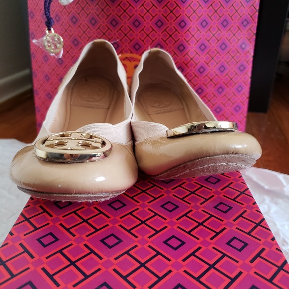 Tory Burch Caroline flats (Camellia Pink) - Picture 4 of 4